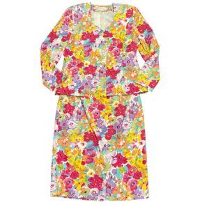 Anne Crimmins for Umi Collection Vibrant Vintage Silk Skirt Suit 10